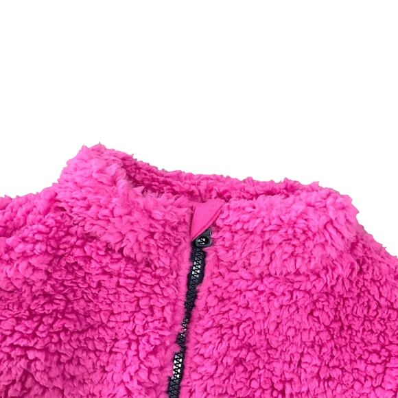 Splendid Girl's Jacket Fleece Zip Up Pink with Blue Hearts Size 4T - Picture 6 of 11